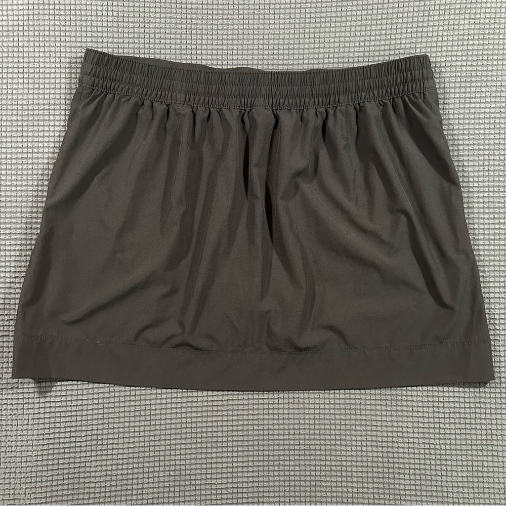 Speedo Womens Swim Skirt Skort XL Black Compression Shorts Athletic Swim Bottom - Picture 4 of 7